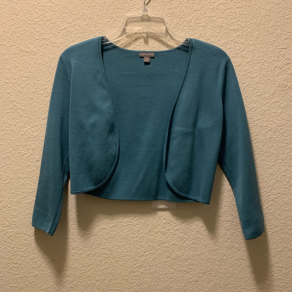 Teal cardigan